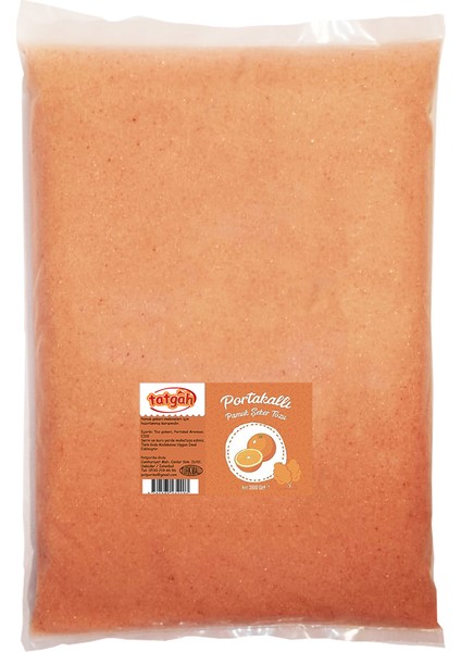 Portakal Aromalı Pamuk Şeker Toz Şekeri 2,5 kg