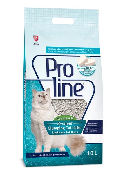 Marsilya Sabunlu Topaklaşan Kedi Kumu 10 Lt
