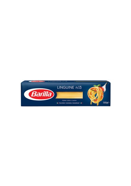 Linguine (Yassı) Spagetti Makarna No.13 500 G * 5 Adet