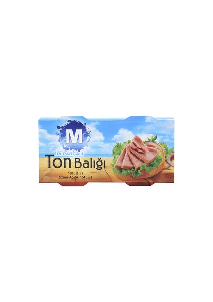 Iri Parçalı Ton Balığı 2X160 G