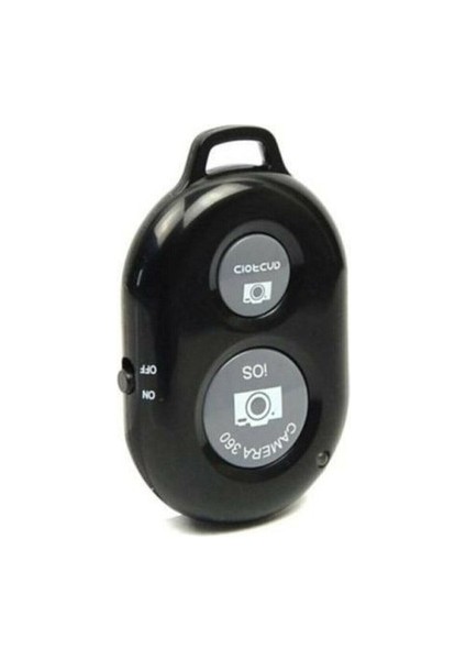 Bluetooth Uzaktan Kumanda Pilli Tüm Telefonlara Uyumlu Video Selfie ve Fotoğraf Çekme Siyah Bluetooth Kumanda modelleri