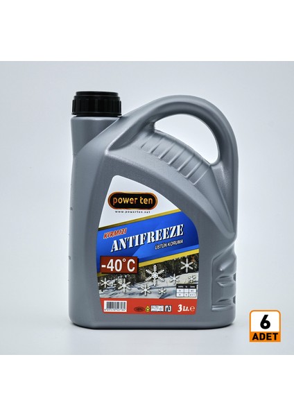 Kırmızı Antifriz -40 3 Lt 6 Adet