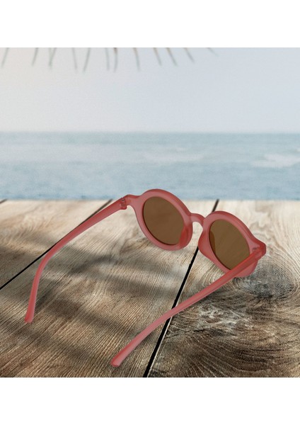 Kids Baby Tasarımlı Pembe Cotton Çocuk Şapkası ve Pembe Çocuk Güneş Gözlüğü Hediye Seti fırsatları