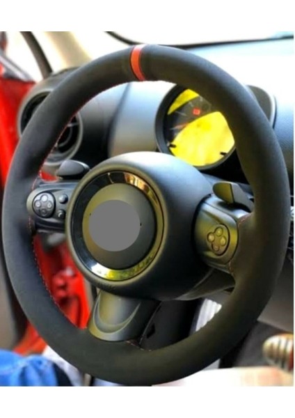 Renault Megane 4 Alkantra Kırmızı Yüzük Dikmeli Direksiyon Kılıfı fiyatları