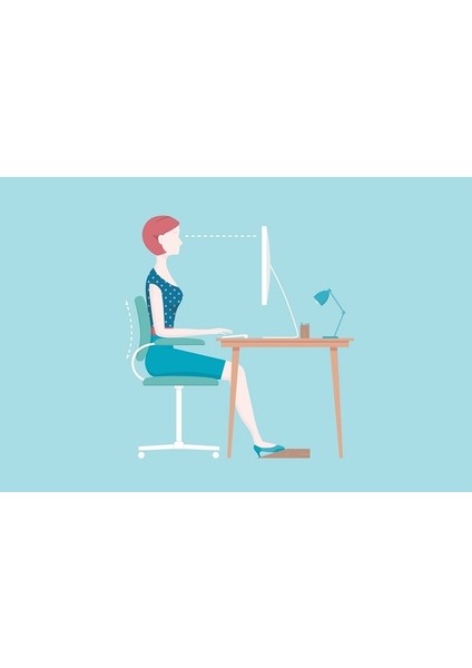 16 cm Yükseklikte Her Masaya Uyumlu Genişlikte Ince Topuka Uygun Masa Altı Ayak Desteği 40 Cm. x 40 Cm. indirimleri