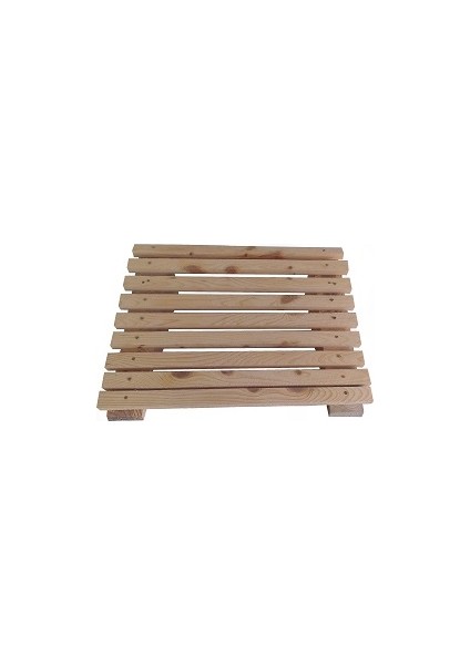 14 cm Yükseklikte Her Masaya Uyumlu Genişlikte Çıtalı Tarz Masa Altı Ayak Desteği 40 Cm. x 40 Cm.