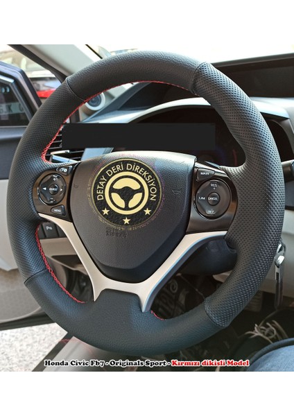 Honda Civic Fb7 Araca Özel Tam Uyumlu Spor Direksiyon Kılıfı fiyatları