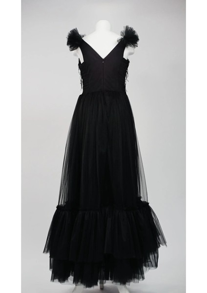 Mezuniyet & Düğün Omuz Etek Fırfır Model Prenses Abiye fiyatları