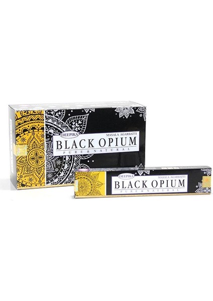 Deepika Black Opium Aromalı Tütsü Çubuk Tütsü 240 Adet