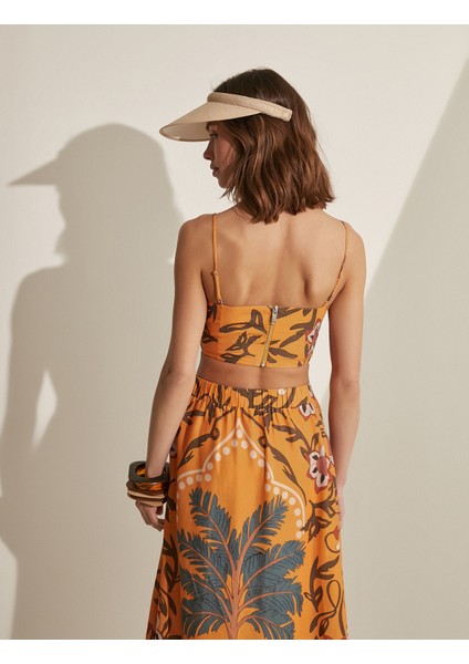 Melis Ağazat XKoton - Fiyonk Detaylı Askılı Crop Atlet fırsatları