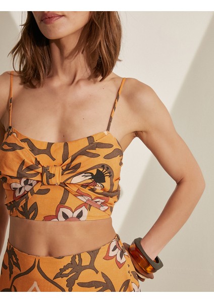 Melis Ağazat XKoton - Fiyonk Detaylı Askılı Crop Atlet indirimleri