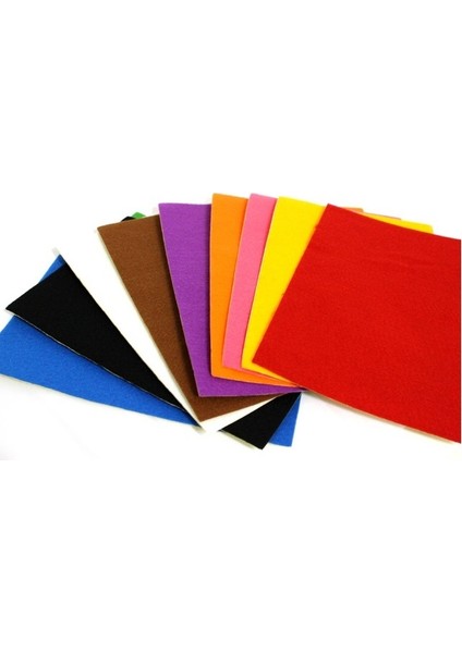 Keçe 35X50 Cm. 10 Renk 10'lu (2740JQ)