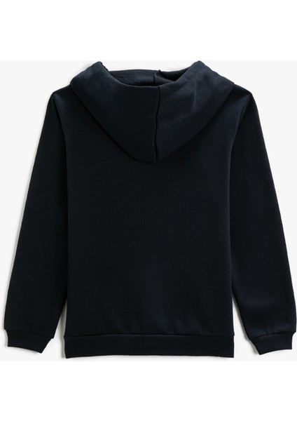 Fermuarlı Kapüşonlu Sweatshirt Cepli fiyatları