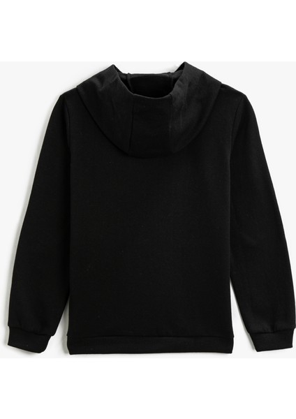 Baskılı Kapüşonlu Sweatshirt fiyatları