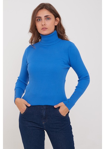 Boğazlı Fitilli Kazak Saks