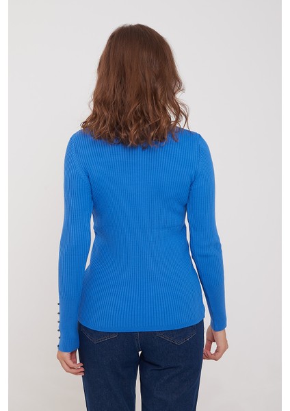 Boğazlı Fitilli Kazak Saks fırsatları