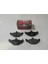Renault Safrane- 92/96; Arka Fren Balatası (Kablosuz)(Disk) (125,8X58,5X14,8) (Fmk) 1