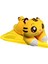 Peluş Battaniyeli Yatan Kedi 55 Cm. 1