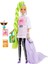 HDJ44 Barbie Extra - Neon Saçlı Bebek 1