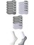 Erkek Gri Ve Beyaz Görünmez Çorap 15 Çift 1