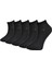 Unisex Siyah Bilek Çorap 5li 1