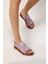Shoes Kadın Ayax Lila Rahat Sandalet 1
