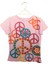 Desenli Pembe T-Shirt 1