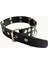 Köpek boyun tasması siyah deri fermuarlı kalınlık:4mm genişlik:3cm boyun ölçüsü:24-32cm ayarlamalı dog collar T5-23XS 2