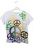 Desenli Beyaz T-Shirt 1