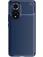 Caseworld Huawei Nova 9 Kılıf Karbon Tasarım Silikon Arka Kapak - Lacivert 1