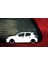 Peugeot 206 Basık Kelebek Cam Araba Silüet Stickeri 2 Adet 1