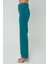 Diana Yeşil Dad Straight Fit Patı Fermuarlı Pantolon Jean C 4517-049 4