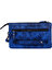 Kangaroo Kıngdom Hakiki Deri Crazy Horse Mavi Unisex El Portföy Clutch Çantası 5488-ZM 2