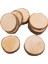 10PCS Ahşap Dilimler Diy Boyama Parti Dekoru Için Yuvarlak Şekilli Süsleme 4
