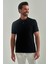 Regular Fit Balenli Yaka Basic Siyah Erkek T-Shirt TS22Y22013_D99 1