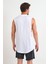 Be Green Wear Baskılı Beyaz Beast Tank Top 4