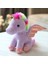 28CM Gökkuşağı Yıldızlı Gökyüzü Kanat Unicorn Peluş Oyuncak 2