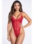 Kadın Kırmızı Arkası Açık Ip Detaylı Fantezi Babydoll 1