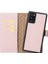 Samsung Galaxy Note 20 Uyumlu Deri Cüzdanlı Kılıf Nu2 Pembe 2