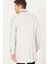 PLT8386 Dewberry Erkek Palto-Diagonal Gri-Krem 2