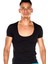 Bisiklet Yaka Siyah Erkek T-Shirt DZN8701 1