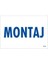 Montaj Uyarı Levhası 17,5X25 KOD:1772 2