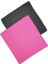 Hobee 2'li Kareli Simli Ovma Bezi 40X40 cm Pembe/gri 3