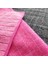 Hobee 2'li Kareli Simli Ovma Bezi 40X40 cm Pembe/gri 5