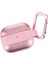 Airpods 3 (Pembe) Için Hook ile Mutural Engebeli Faydalı Koruyucu Kılıf (Yurt Dışından) 4