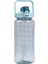2000ML Zaman Işaretli Su Şişesi - Siyah (Yurt Dışından) 1