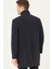 PLT8386 Dewberry Erkek Palto-Diagonal Koyu Lacivert 2