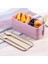 750ML Sağlıklı Malzeme 2 Katlı Öğle Yemeği Kutusu Buğday Samanı Bento Kutuları Mikrodalga Yemek Takımı Gıda Saklama Kabı Öğle Yemeği Kutusu (Yurt Dışından) 1