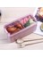750ML Sağlıklı Malzeme 2 Katlı Öğle Yemeği Kutusu Buğday Samanı Bento Kutuları Mikrodalga Yemek Takımı Gıda Saklama Kabı Öğle Yemeği Kutusu (Yurt Dışından) 2