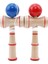 Ekstra String ile Klasik Ahşap Beceri Oyuncak Kendama, Boyut: 13.5 x 5.5cm Kırmızı (Yurt Dışından) 2